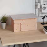 VIDAXL Cabane pour herisson 45 x 33 x2 2 cm Bois