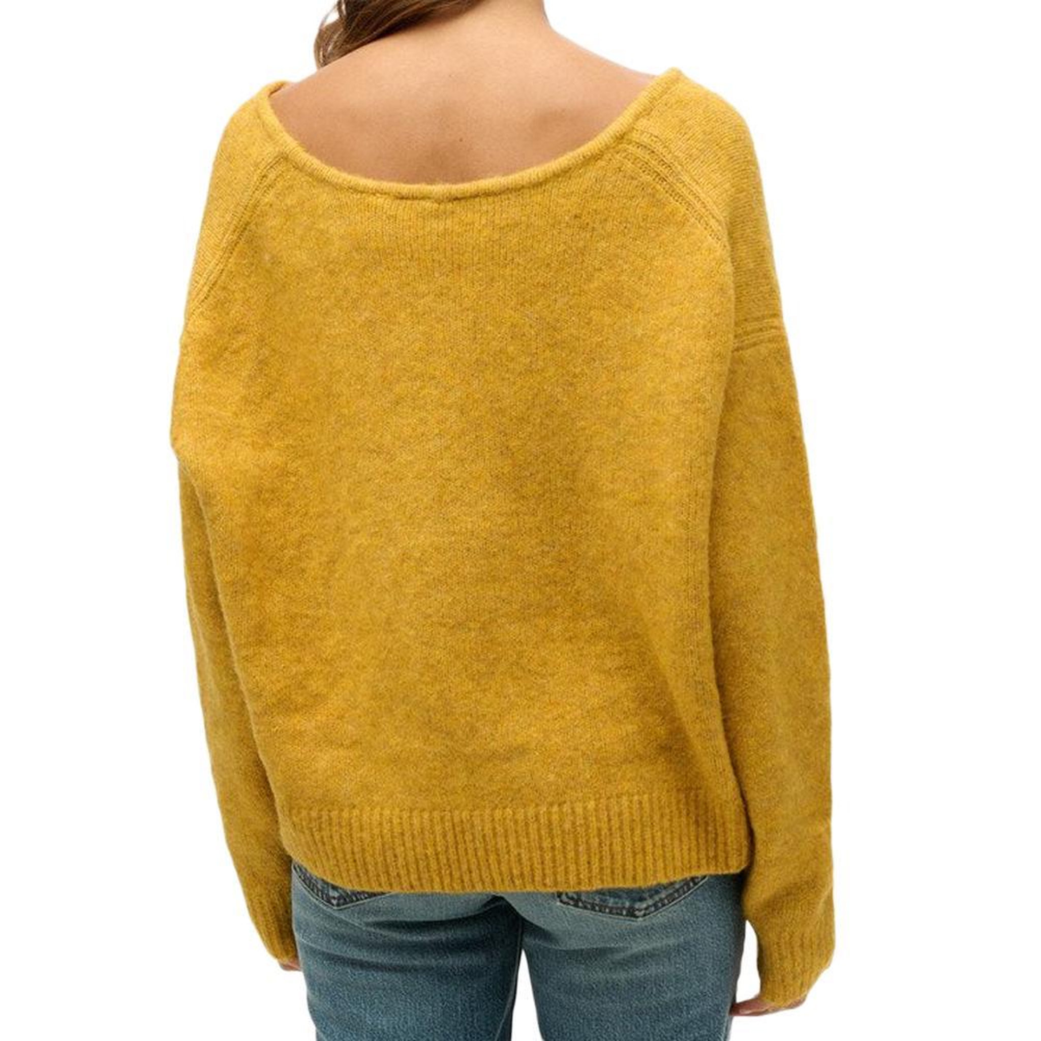 Voir la diapositive 2 : SUPERDRY Pull Jaune Femme Superdry Oversized
