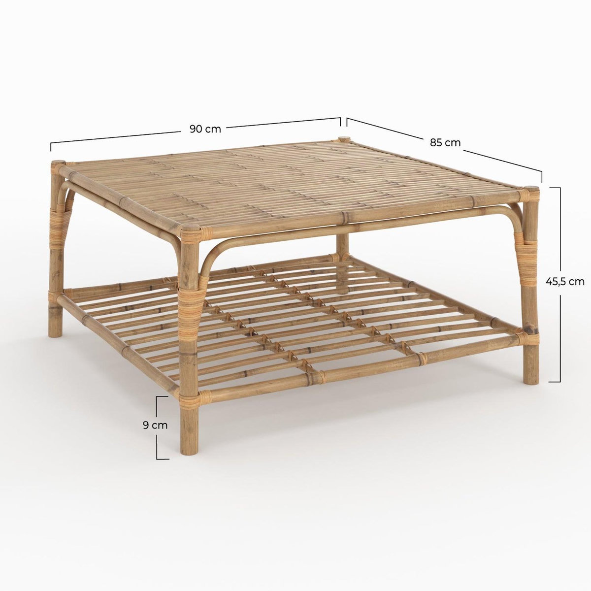Rendez vous déco Table basse de jardin en bambou-Timy