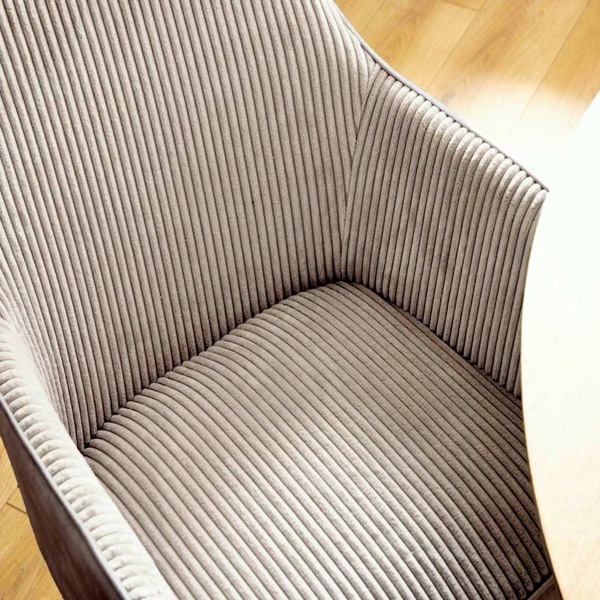 Voir la diapositive 4 : LISA DESIGN Lormi - lot de 2 fauteuils - en velours côtelé et velours - gris