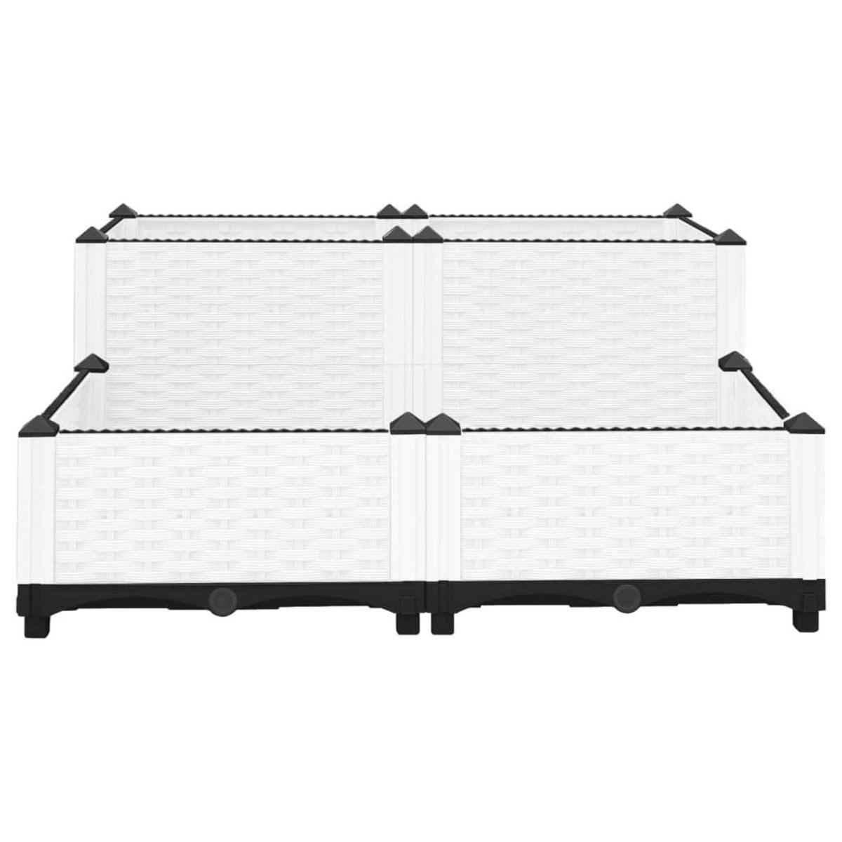 VIDAXL Lit sureleve 80x80x38 cm Polypropylene