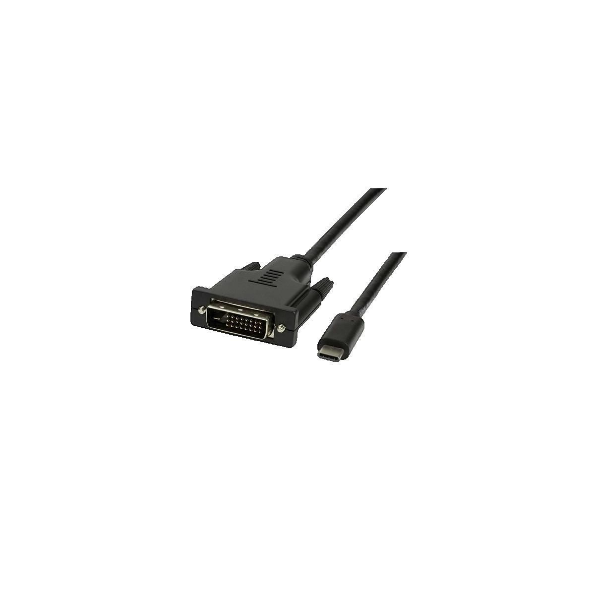 LOGILINK Câble adaptateur LogiLink UA0331 USB-C à DVI 1,8 m