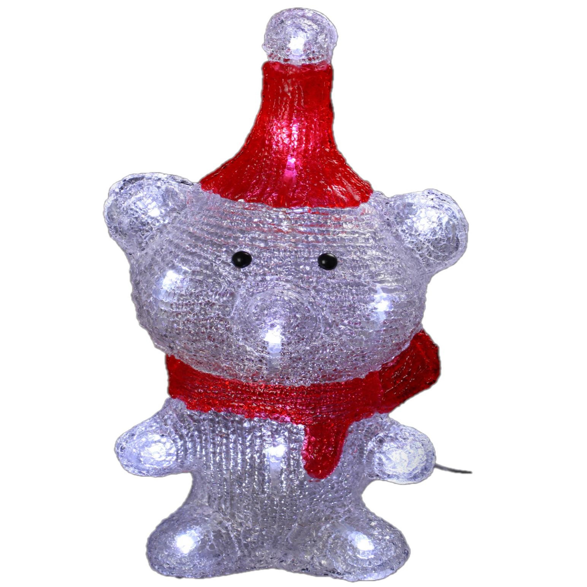 Eden Ours avec bonnet de noel a led