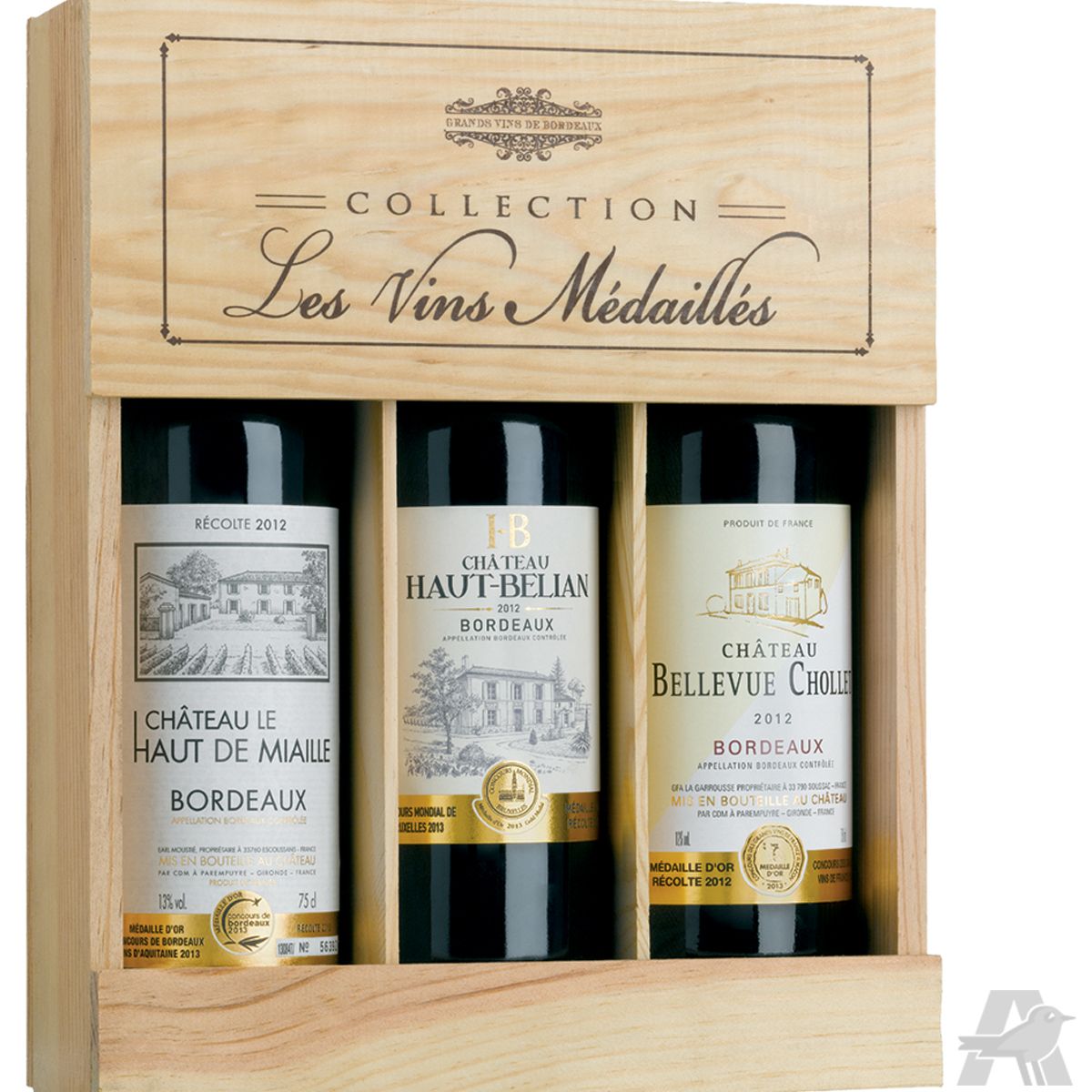 Château Bellevue Chollet, Château le Haut de Maille, Château Haut Bélian Bordeaux Rouge 2012