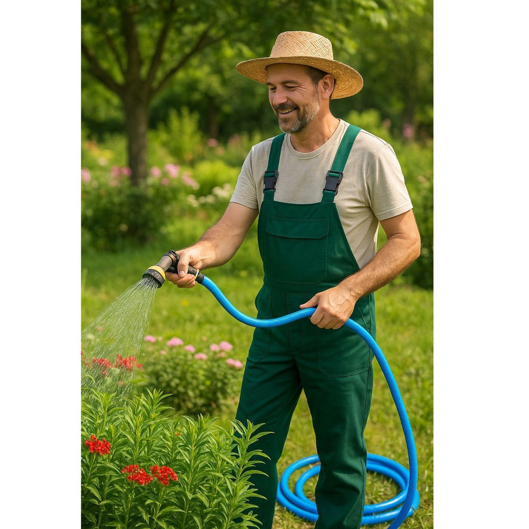 Voir la diapositive 4 : VITO Garden Tuyau arrosage 50m ultra renforcé anti-uv, flexible et haute résistance diamètre 19mm jardin potager vito