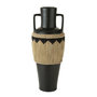 Voir la diapositive 1 : Paris Prix Vase Amphore Design  Herbes  100cm Noir