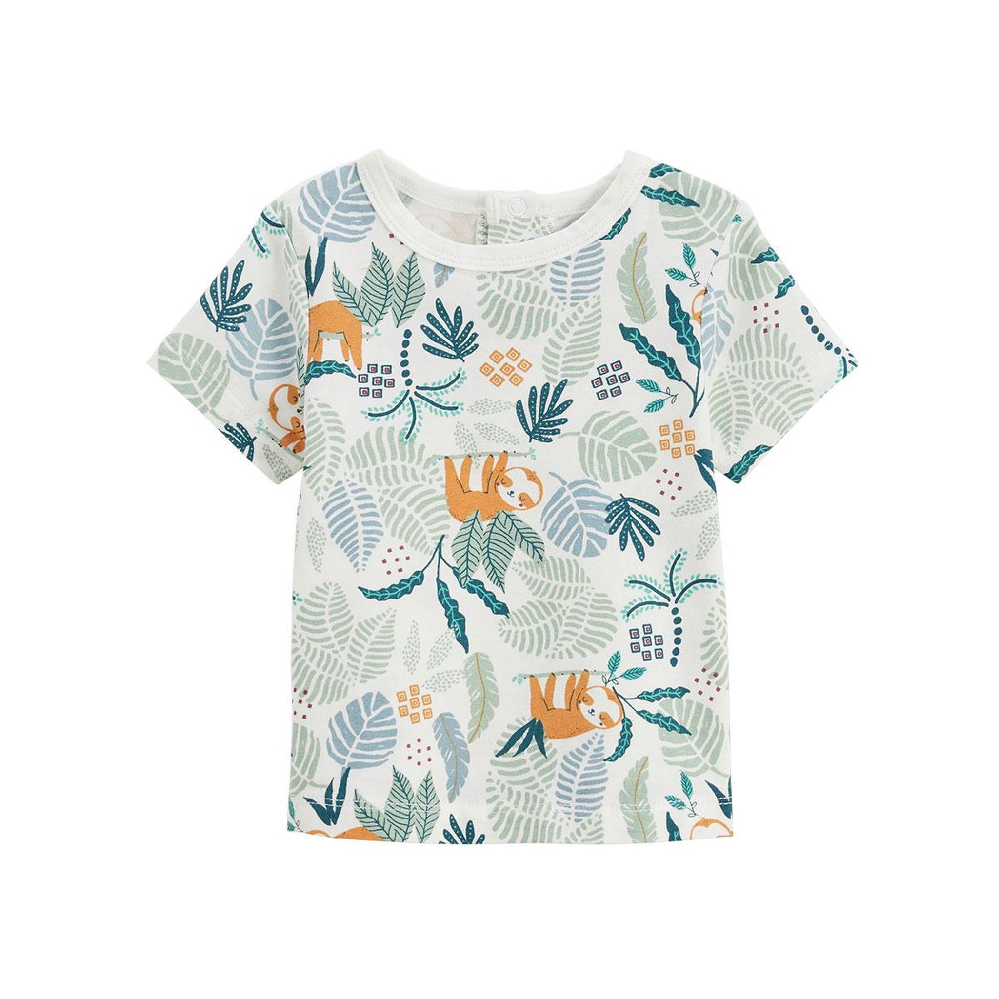 Voir la diapositive 4 : Petit Béguin Ensemble salopette bébé en gaze de coton et t-shirt baroudeur
