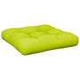 Voir la diapositive 2 : VIDAXL Coussin de palette vert vif tissu