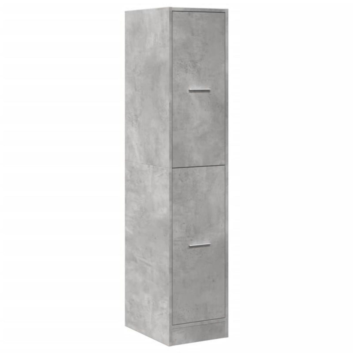 VIDAXL Armoire d apothicaire gris béton 30x41x144,5 cm bois ingénierie