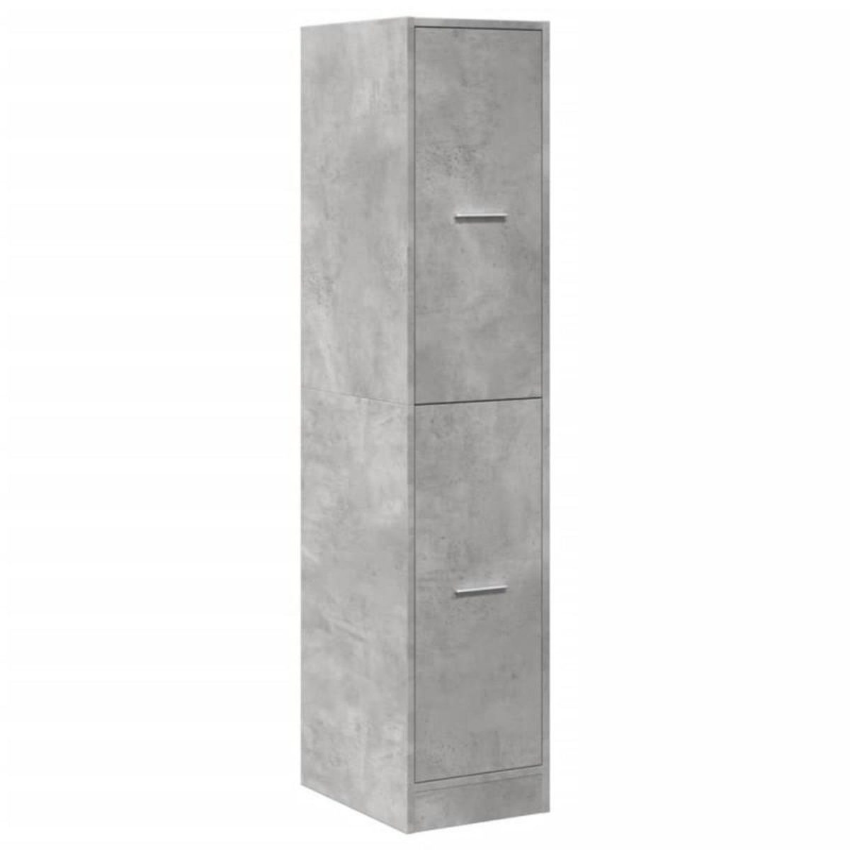 VIDAXL Armoire d apothicaire gris béton 30x41x144,5 cm bois ingénierie