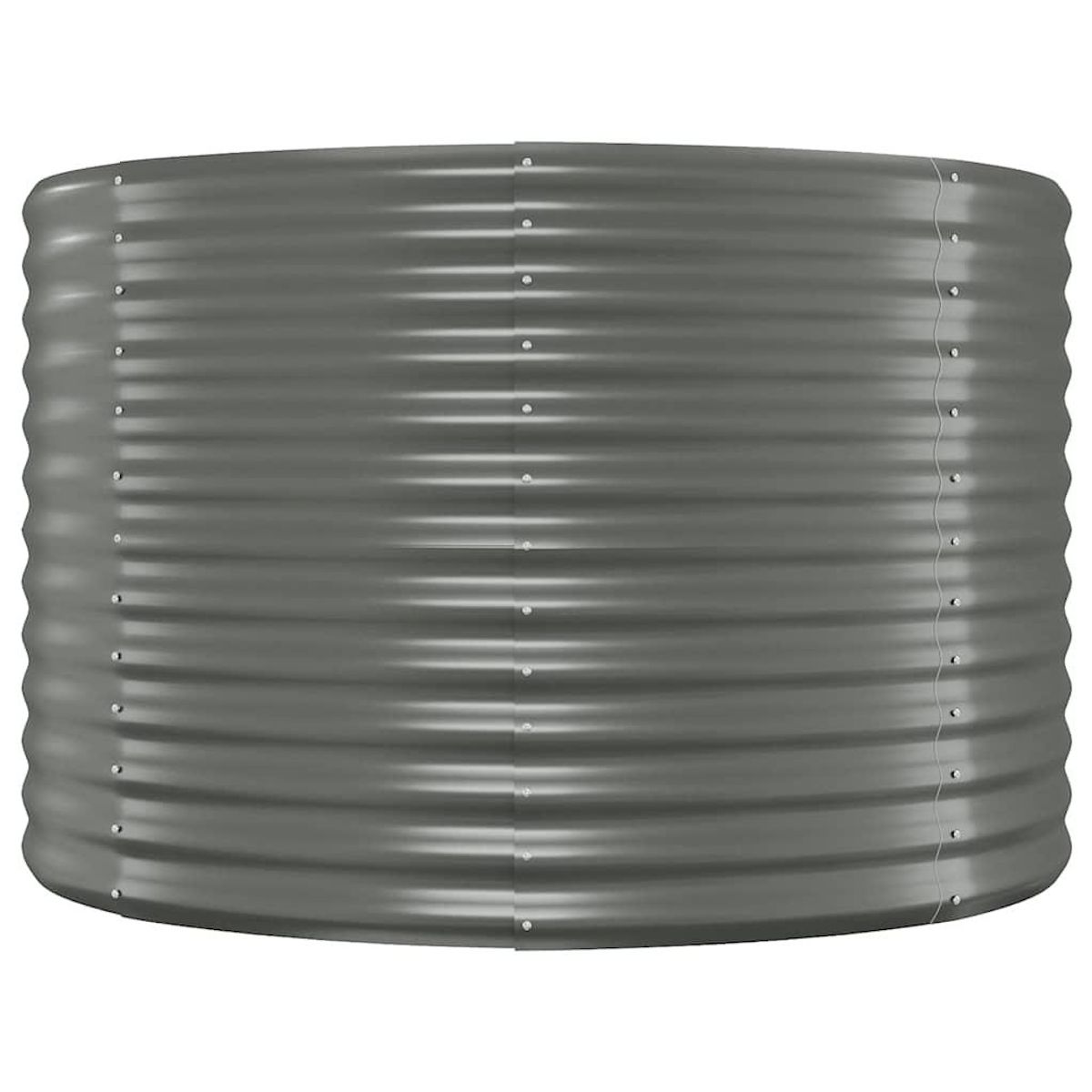 VIDAXL Lit sureleve de jardin Acier galvanise 100x100x68cm gris