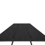 HOUSE NORDIC Table de jardin noire TORONTO 220 x 100 cm