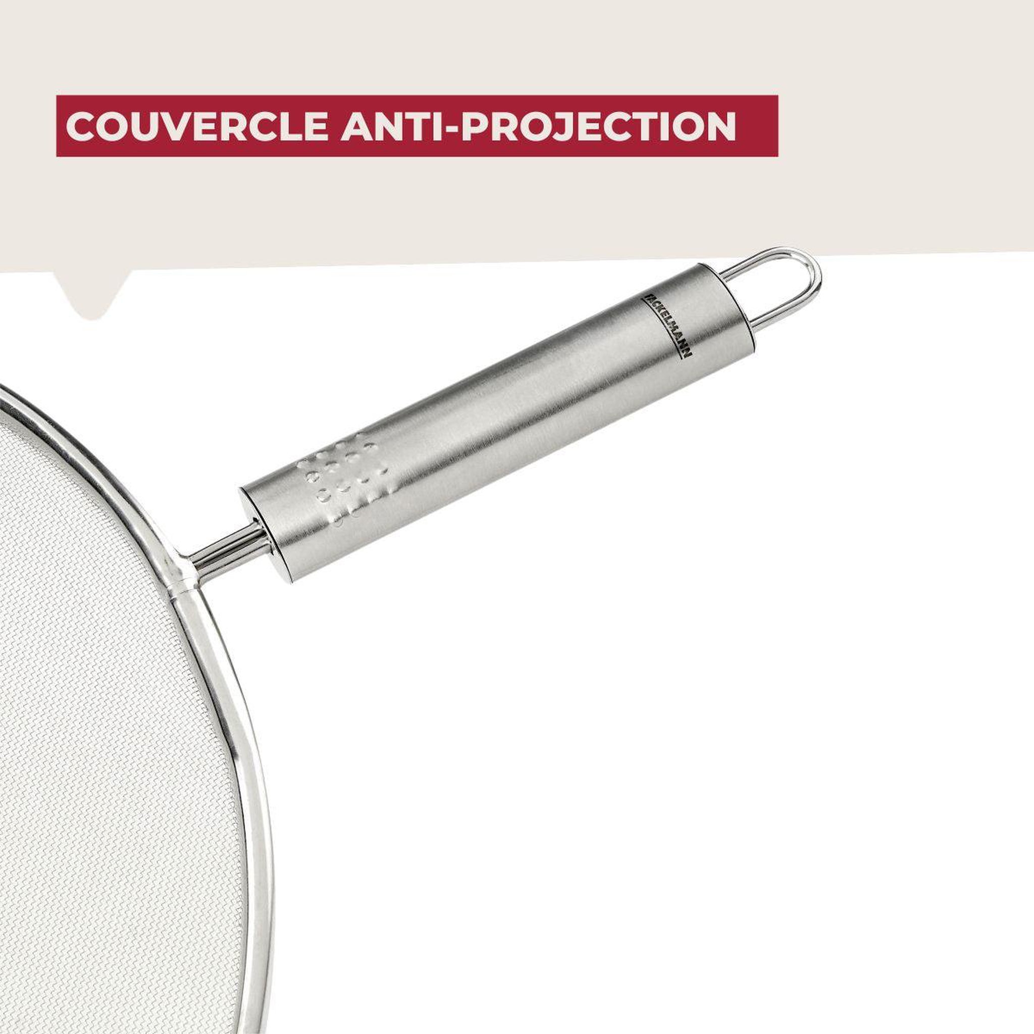 Voir la diapositive 5 : Fackelmann Couvercle anti projection 29 cm fackelmann basic