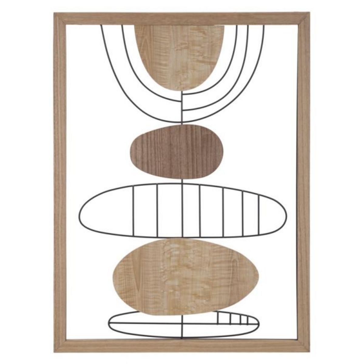 Paris Prix Décoration Murale Encadrée  Astroy  80cm Naturel