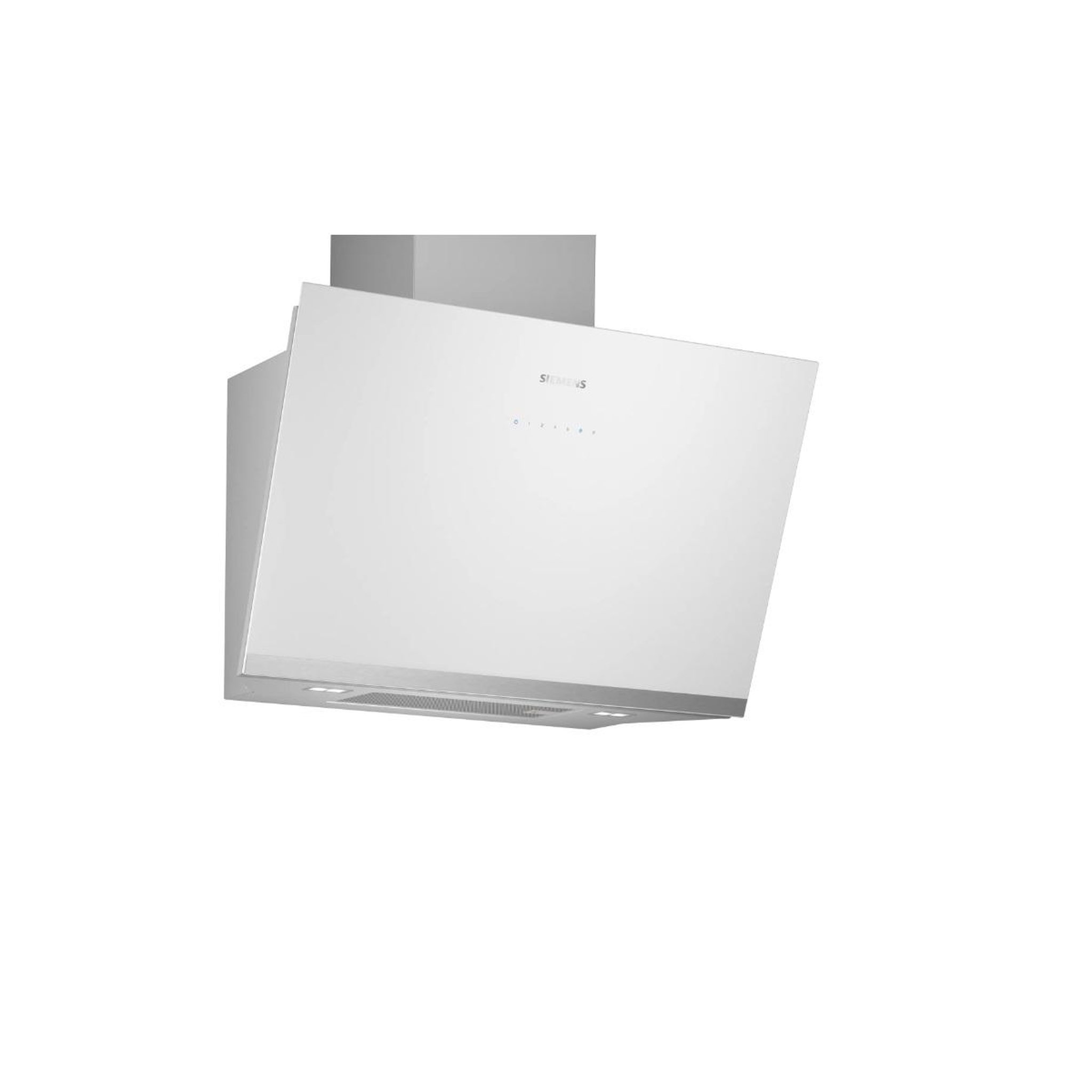 Siemens Hotte décorative inclinée 80cm 51db 432m3/h blanc - lc81kan20