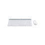 Voir la diapositive 3 : Logitech Logitech MK470 clavier Souris incluse Bureau RF sans fil Espagnole Blanc