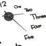Voir la diapositive 4 : VIDAXL Horloge murale 3D Design moderne Noir 100 cm XXL