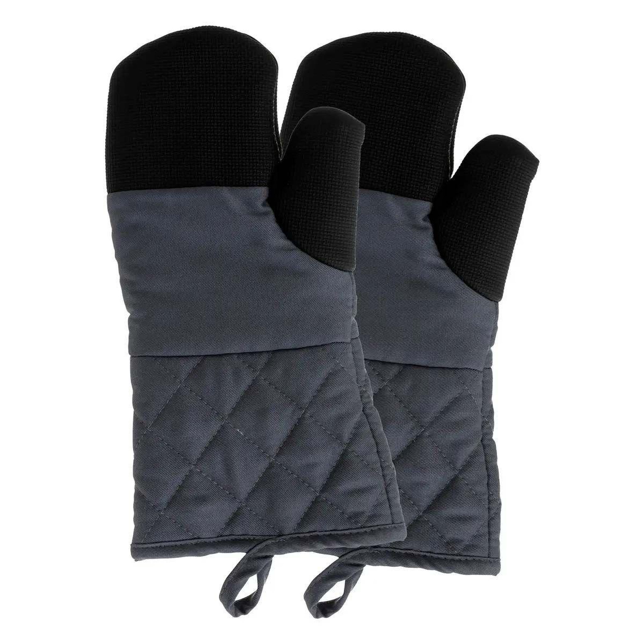 Voir la diapositive 1 : FIVE Lot de 2 gants de cuisine  neo  32cm gris