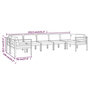 Voir la diapositive 6 : VIDAXL Salon de jardin 7 pcs avec coussins Aluminium Anthracite