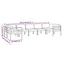 Voir la diapositive 6 : VIDAXL Salon de jardin 7 pcs avec coussins Aluminium Anthracite