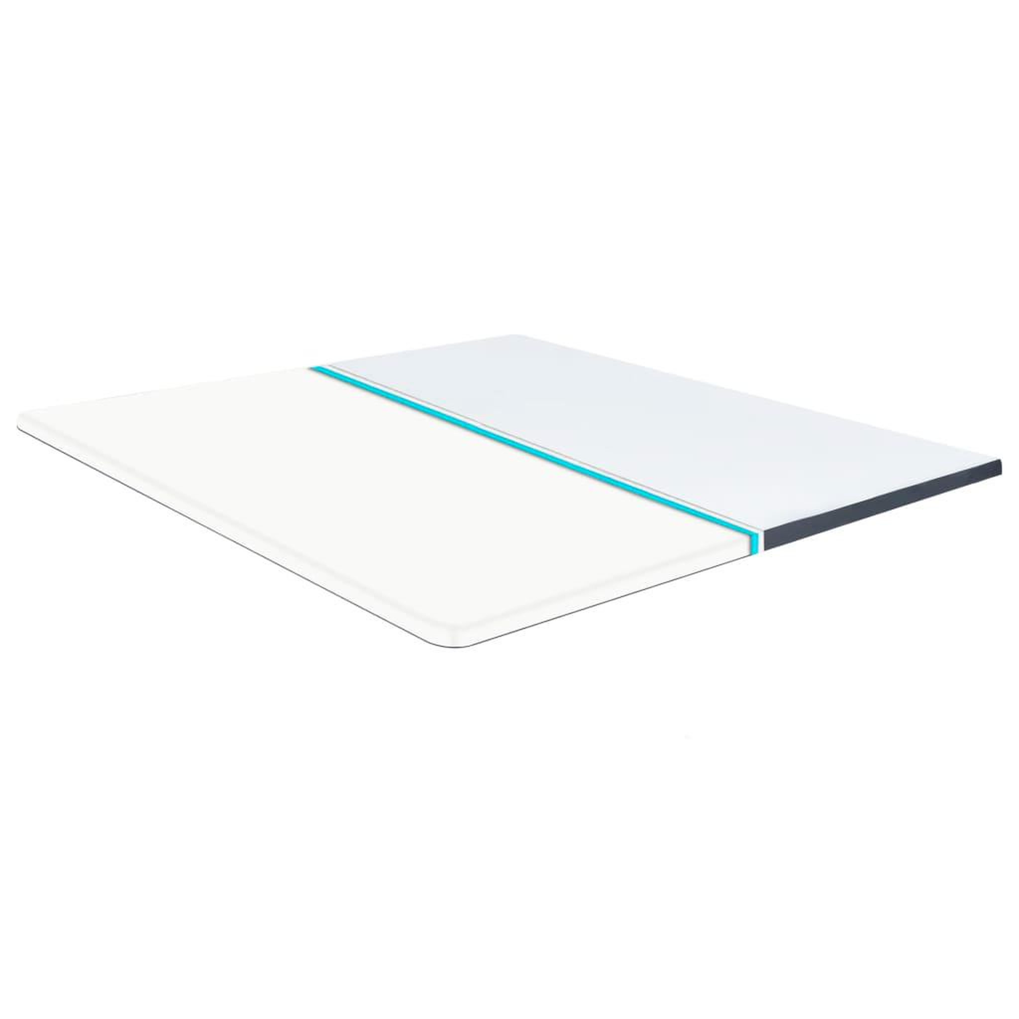 Voir la diapositive 2 : VIDAXL Surmatelas de sommier tapissier 200x160x5 cm
