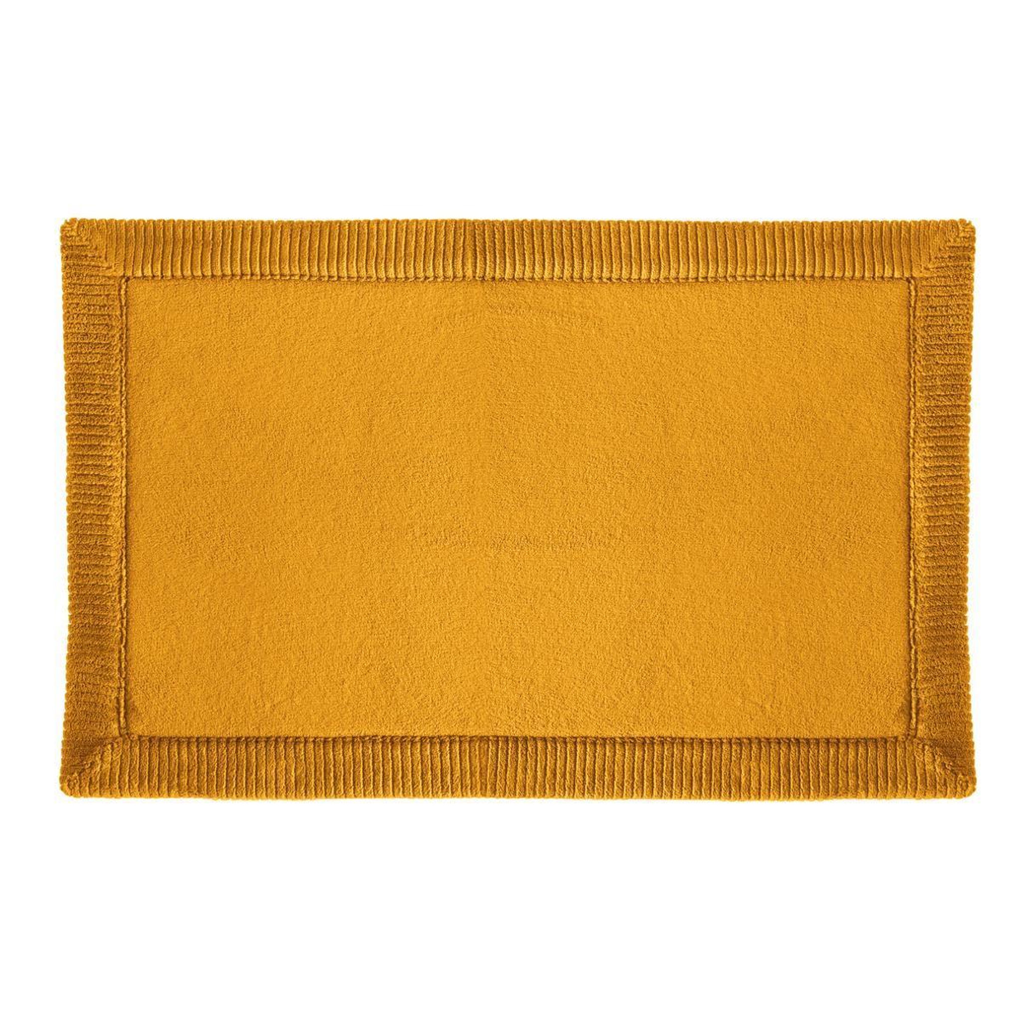 Voir la diapositive 1 : FIVE Tapis de Bain Mémoire de Forme  Trio  50x80cm Jaune