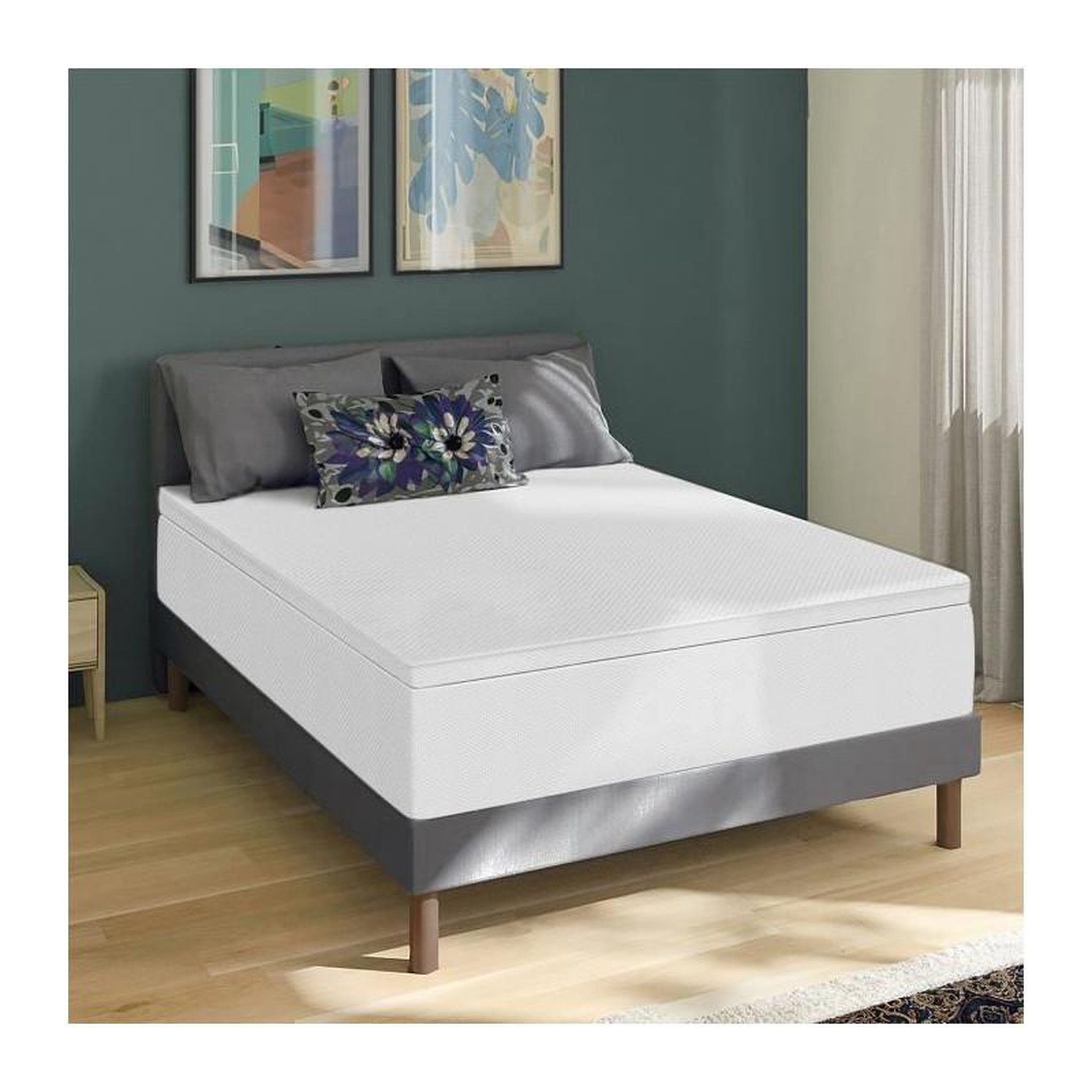 DEKO DREAM Surmatelas 160x200cm - Tri-technologie 7cm - DEKO DREAM