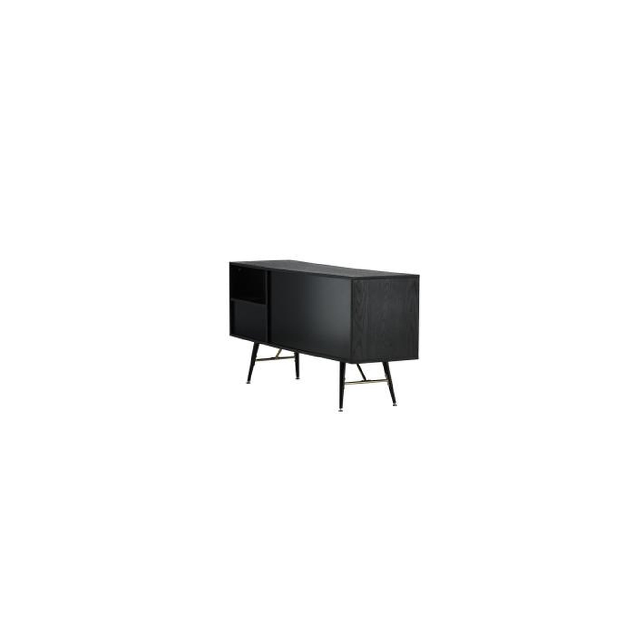 Voir la diapositive 6 : Paris Prix Bahut 2 Portes & 2 Tiroirs  Gold  160cm Noir