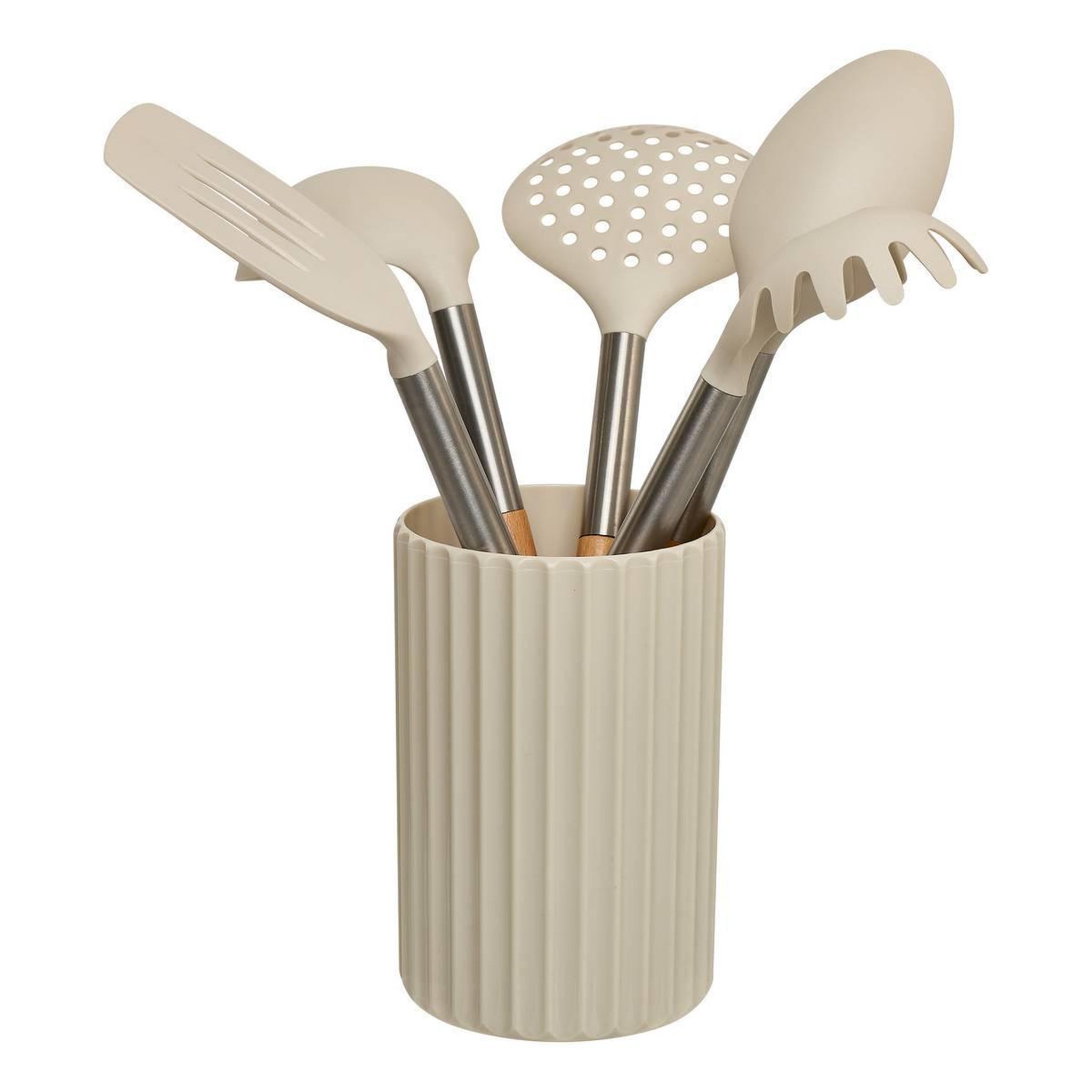 FIVE Pot avec 5 ustensiles  équilibre  28cm crème
