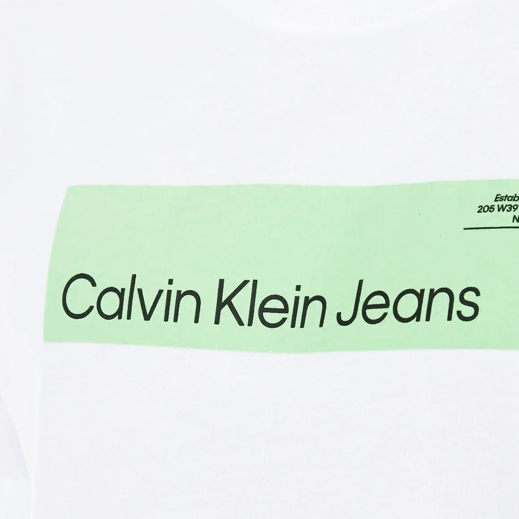 Voir la diapositive 5 : CALVIN KLEIN JEANS T-shirt Blanc Homme Calvin Klein Jeans Hyper Real