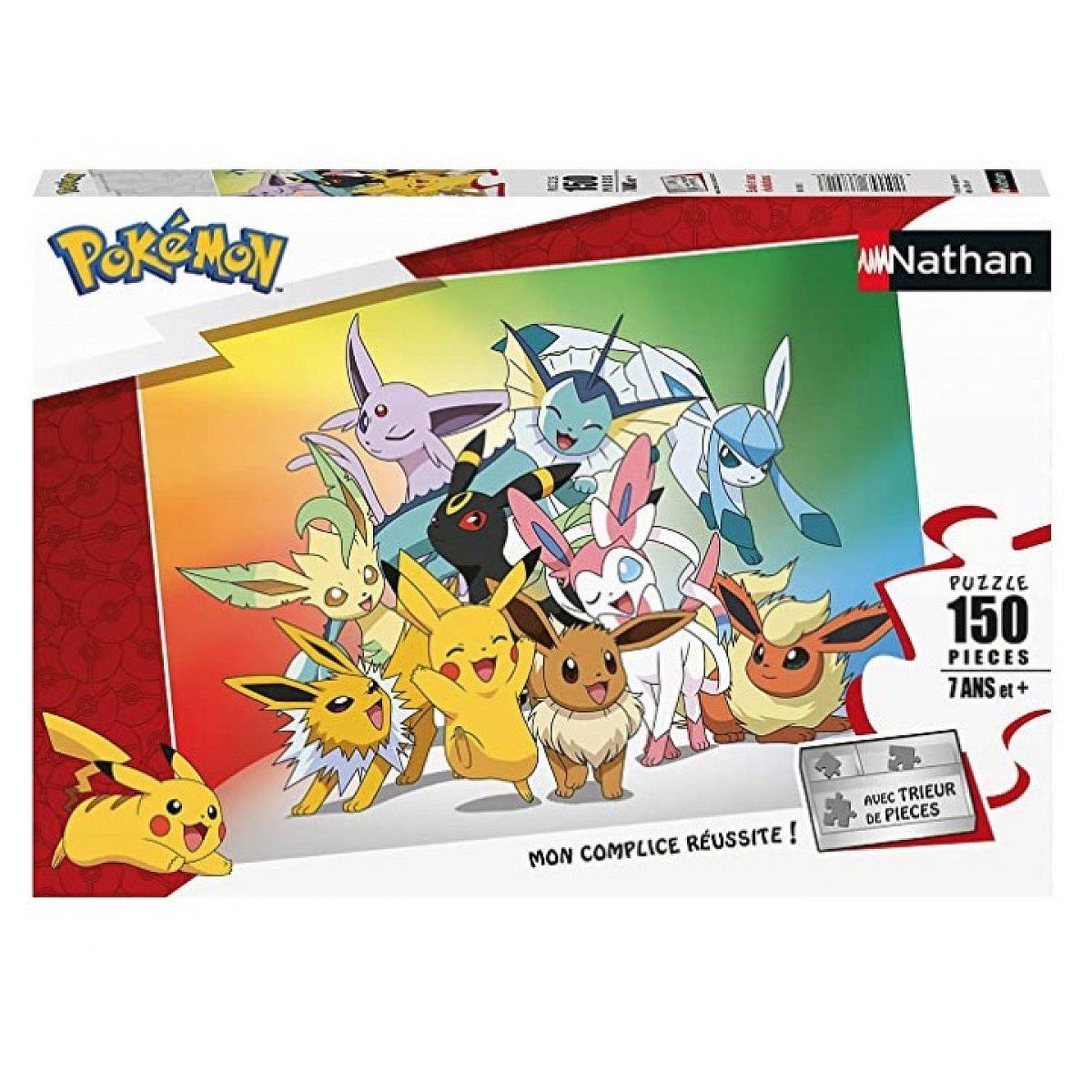 Nathan Nathan puzzle pokemon evoli et ses evolutions 150 pieces