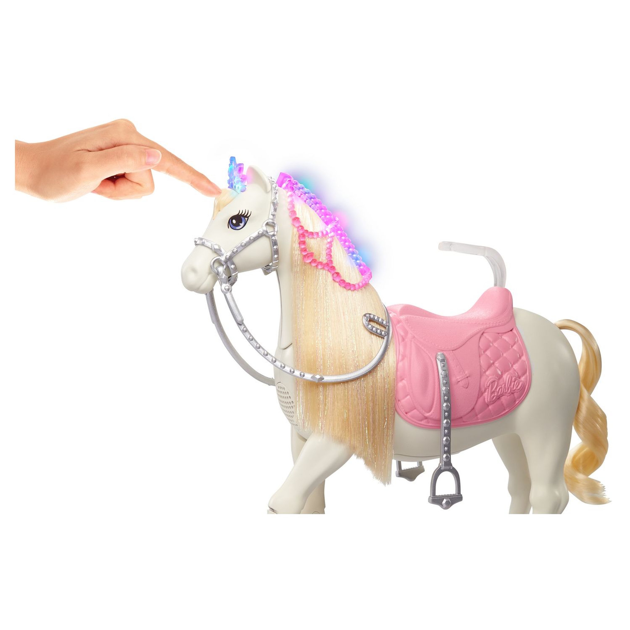 Voir la diapositive 5 : BARBIE Poupée Barbie Princesse et son cheval merveilleux 