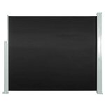 VIDAXL Auvent lateral retractable 120 x 300 cm Noir