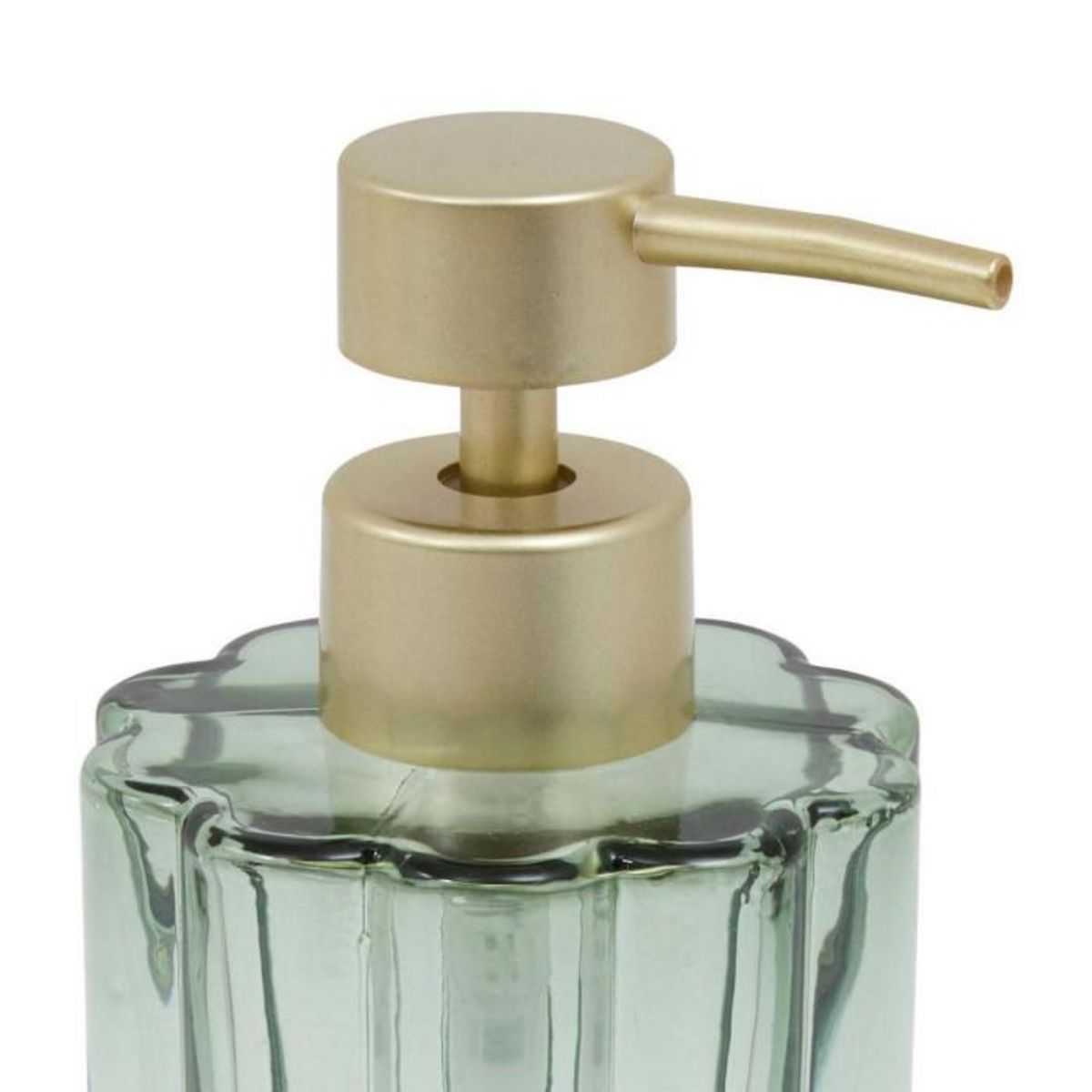 FIVE Distributeur de Savon en Verre  Floréa  18cm Vert