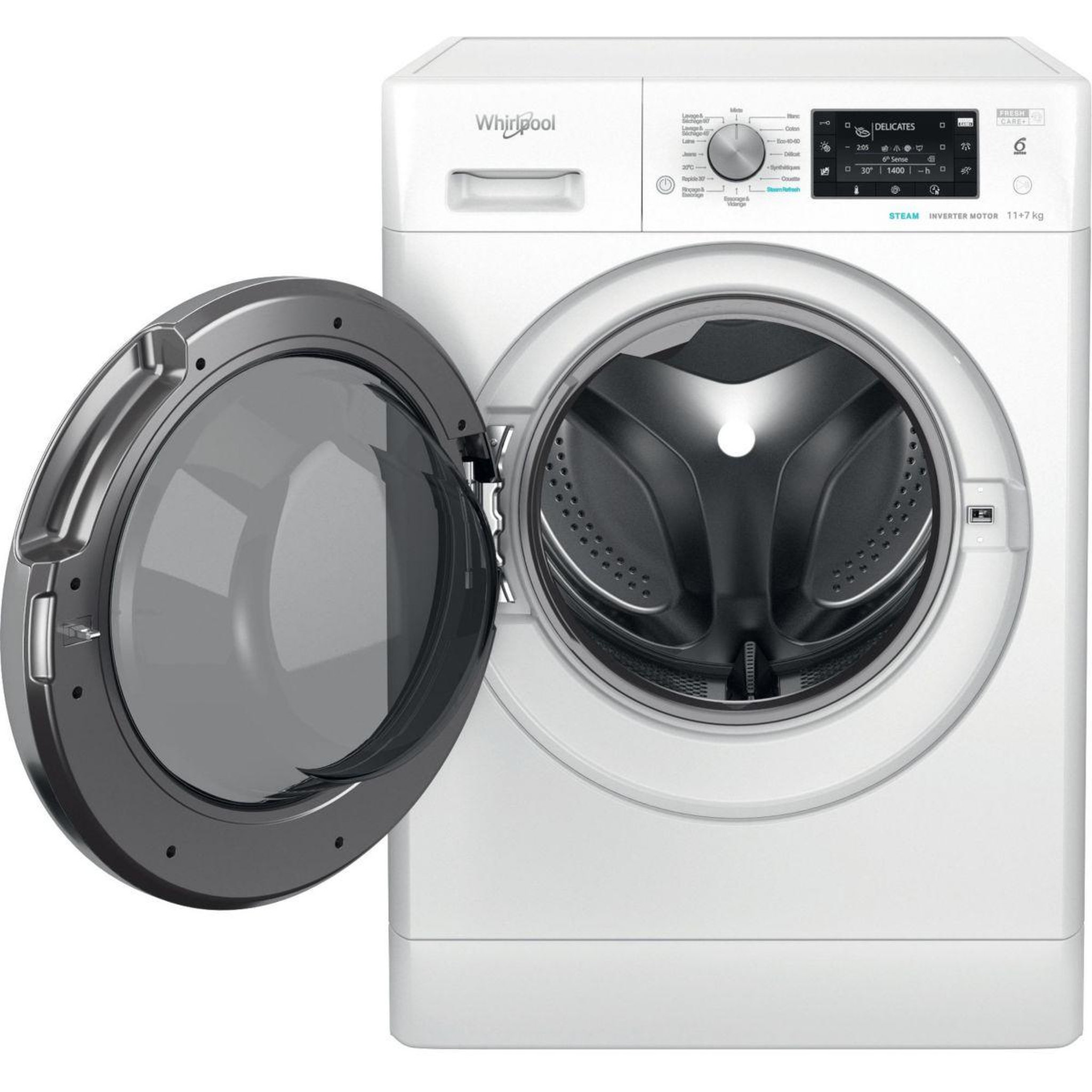 Voir la diapositive 2 : Whirlpool Lave linge séchant hublot ffdb1174489bvfr