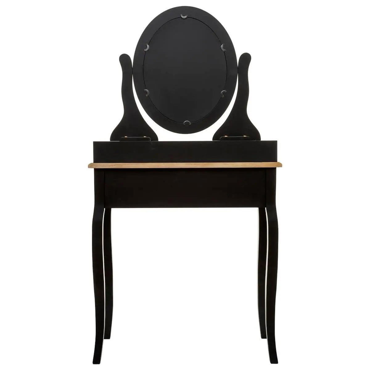 ATMOSPHERA Coiffeuse 3 Tiroirs  Chrysa  136cm Noir