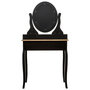 Voir la diapositive 3 : ATMOSPHERA Coiffeuse 3 Tiroirs  Chrysa  136cm Noir