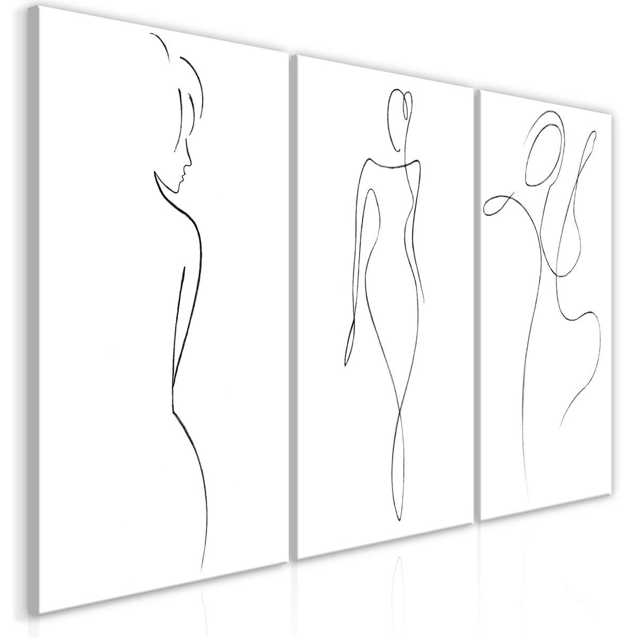 Paris Prix Tableau imprimé  silhouettes collection. Coloris disponibles : Multicolore