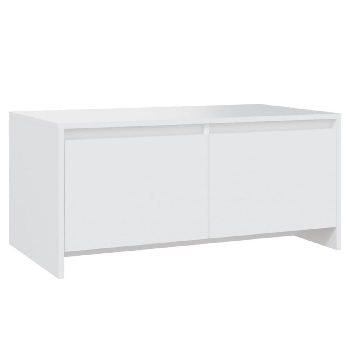 VIDAXL Table basse blanc 90x50x41,5 cm bois d'ingenierie