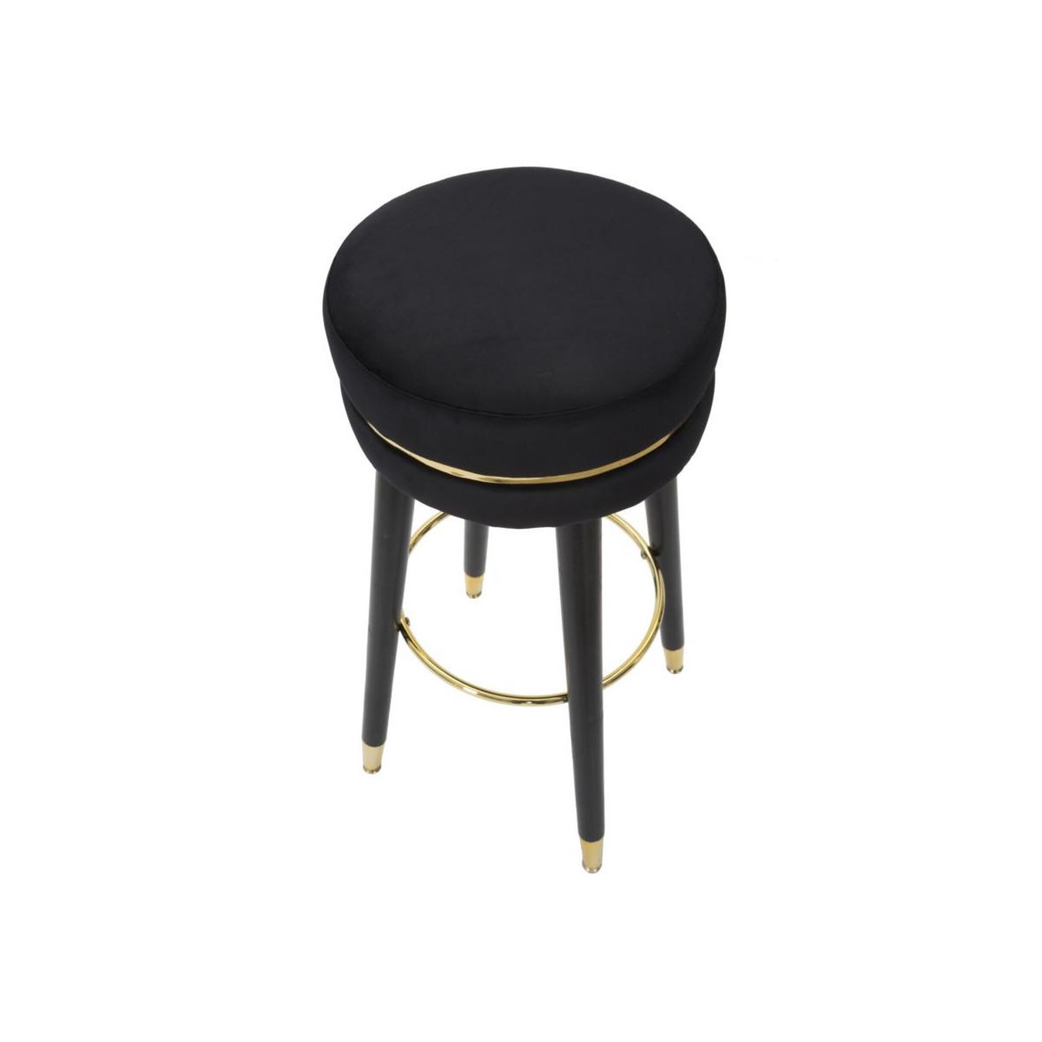 Voir la diapositive 3 : Paris Prix Tabouret de bar design  paris  74cm noir & or