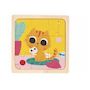 Voir la diapositive 1 : Juratoys-Janod Puzzle Chat Peanut en bois
