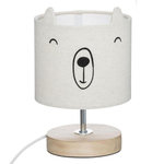 Atmosphera Kids Lampe à Poser Déco  Ourson  21cm Blanc