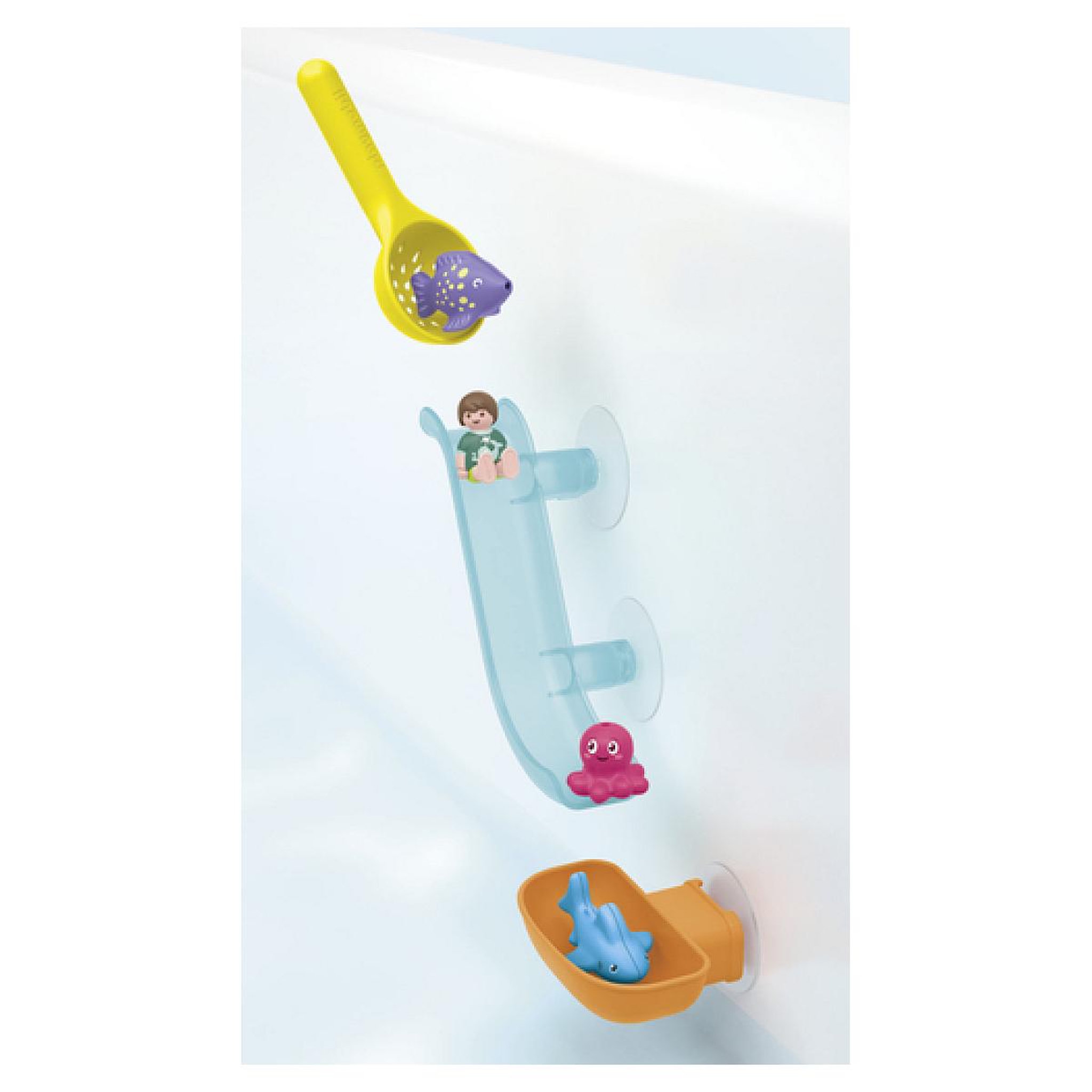 Voir la diapositive 4 : PLAYMOBIL 71689 -  Toboggan aquatique et animaux marins