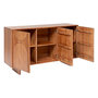 Voir la diapositive 2 : ATMOSPHERA Buffet 3 Portes en Bois  Nanda  150cm Naturel