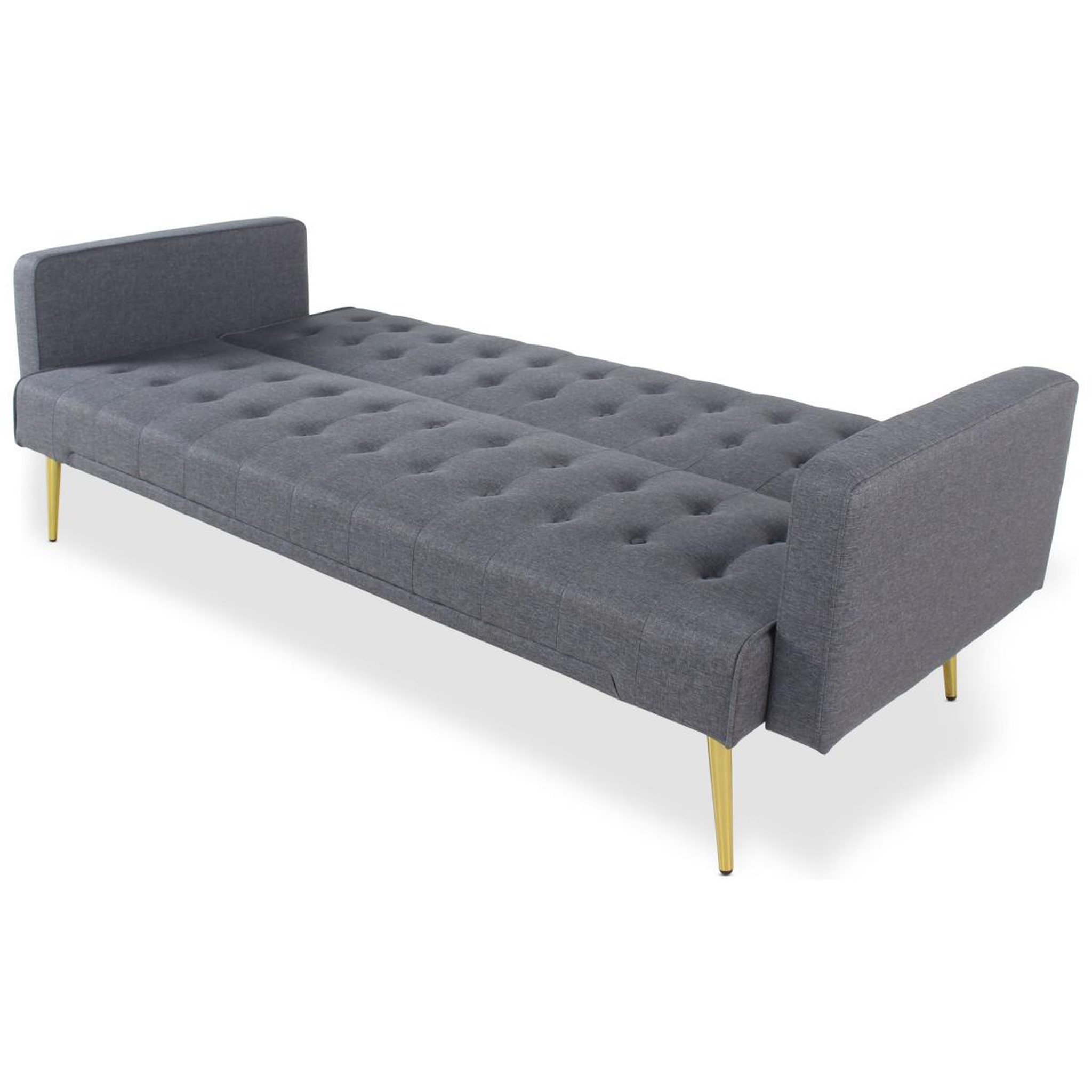 Voir la diapositive 5 : Paris Prix Canapé convertible design  tybio  191cm gris