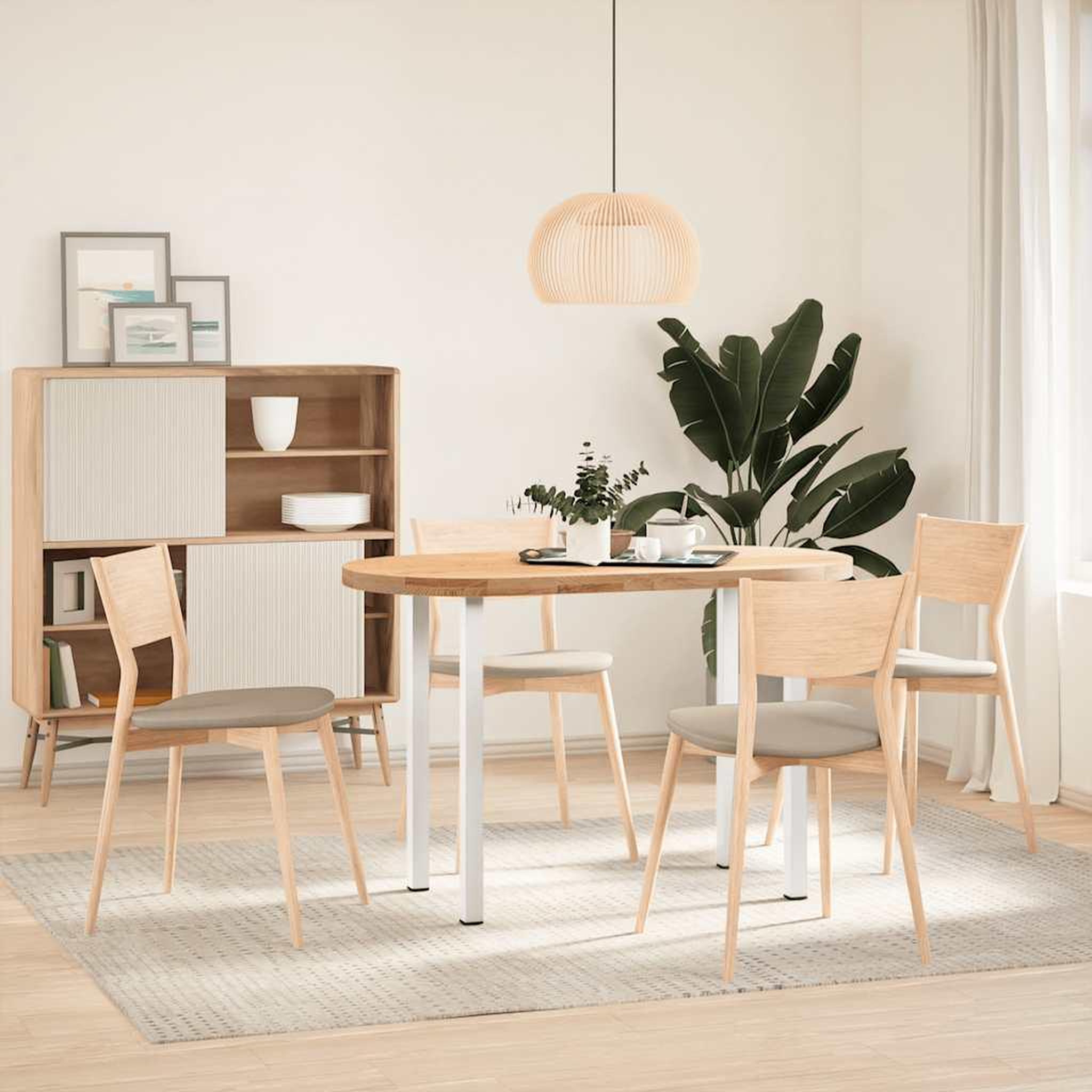 Voir la diapositive 3 : VIDAXL Pieds de table basse 4 pcs blanc 72-74 cm acier
