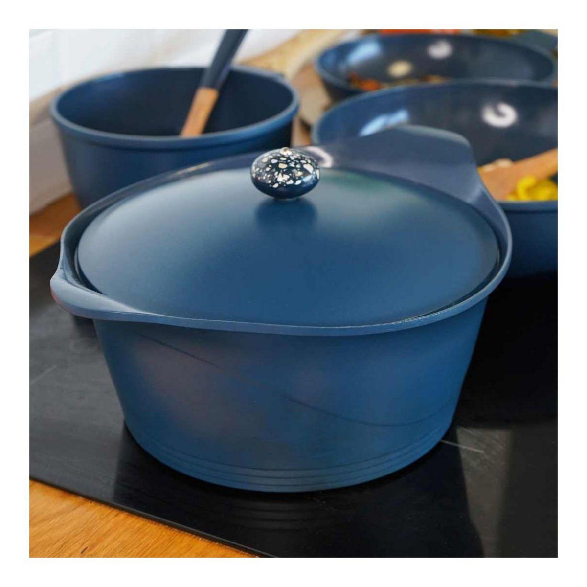 COOKUT Cocotte Coffret l'incroyable 24cm - Myrtille
