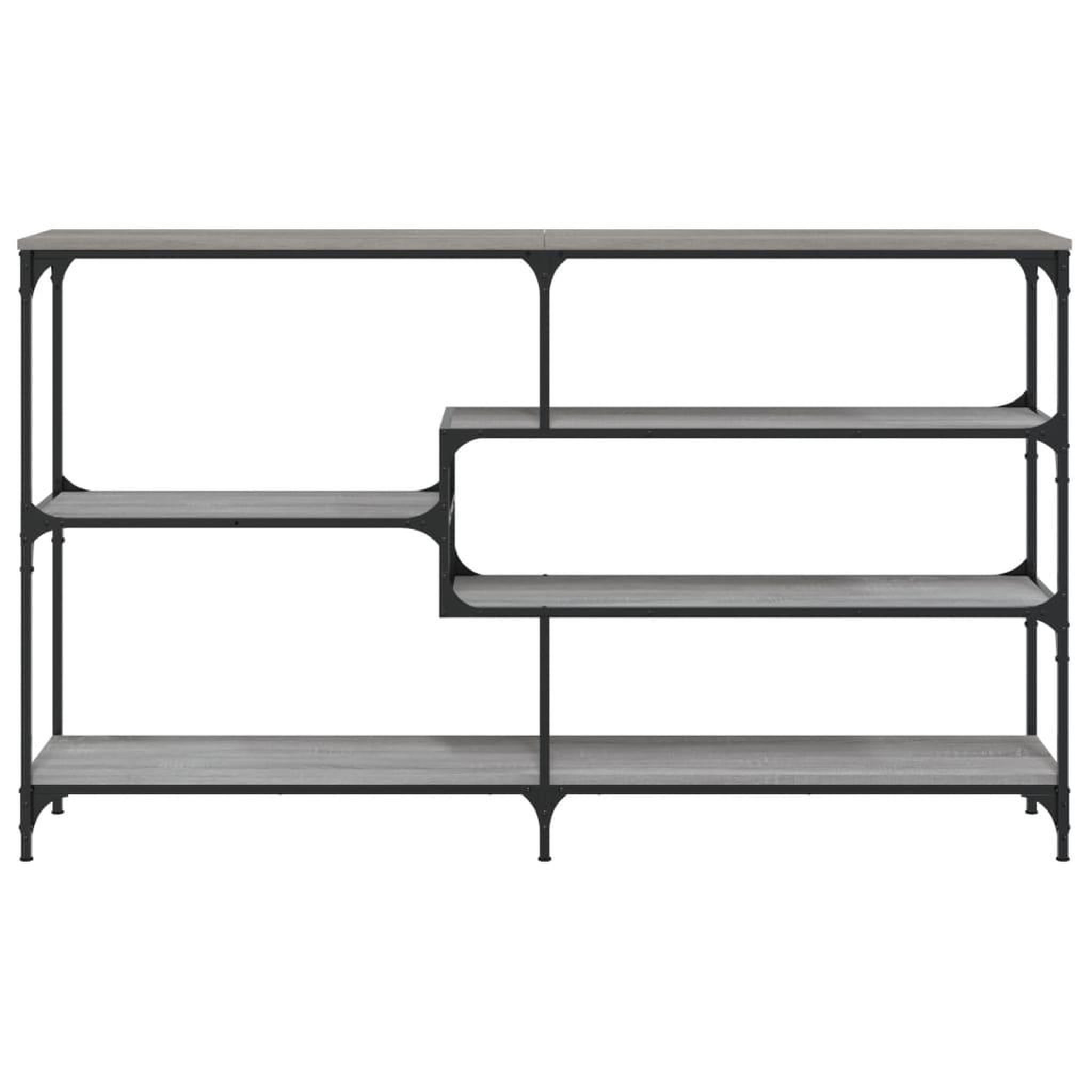 Voir la diapositive 4 : VIDAXL Table console sonoma gris 160x32x95 cm bois d'ingenierie