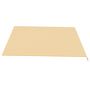 Voir la diapositive 4 : VIDAXL Tissu de remplacement pour auvent Jaune et blanc 4,5x3,5 m