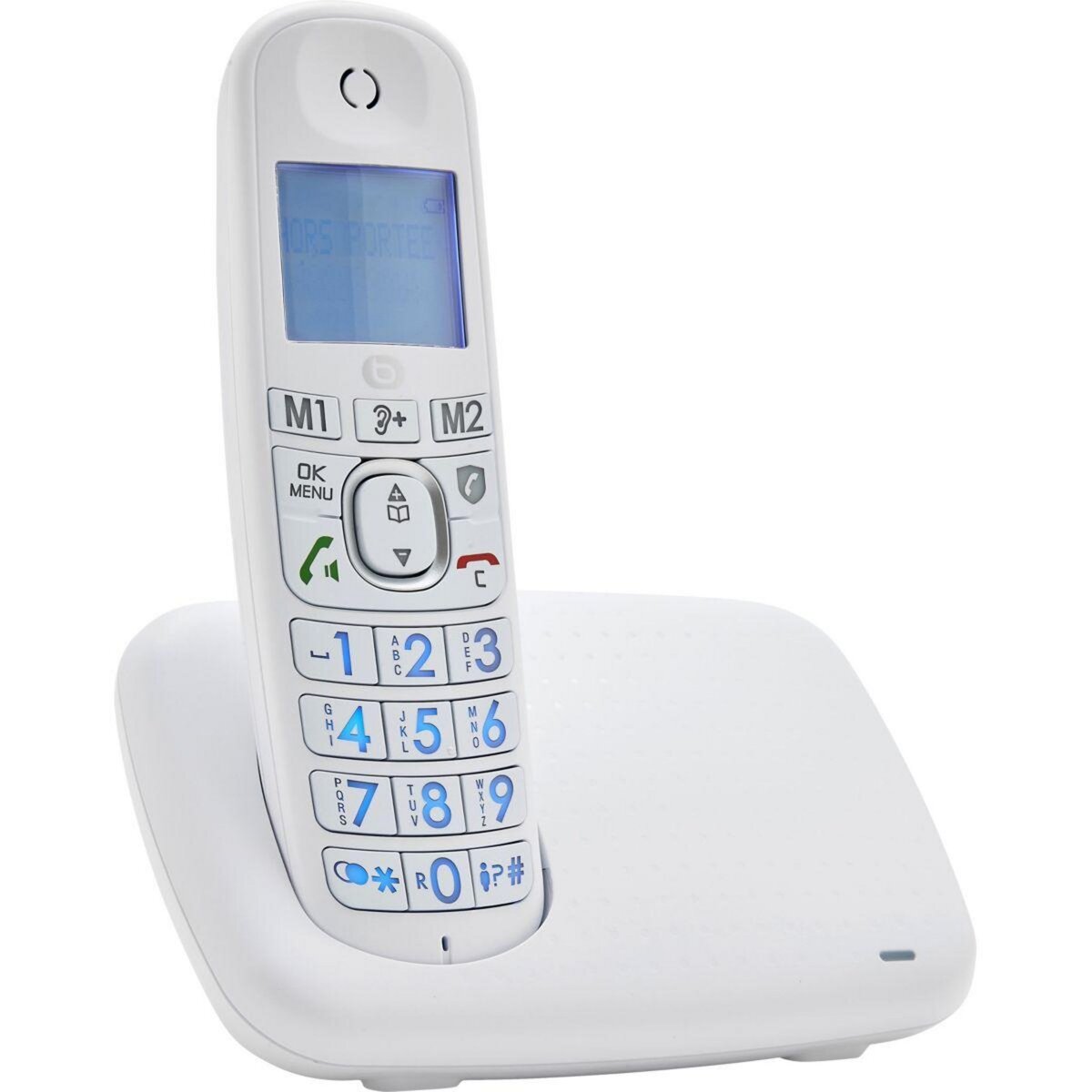 Téléphone fixe sans fil avec répondeur - XL585 Solo - Blanc